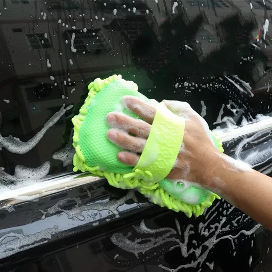 AutoGearHub (™)Microfiber Car Washer Sponge Cleaning Car