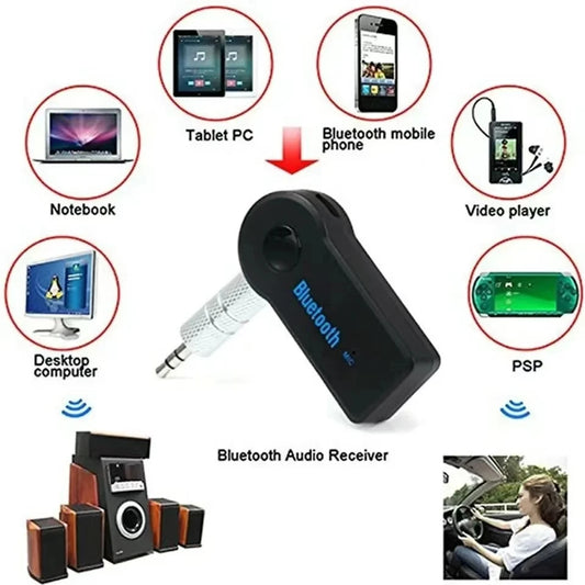 AutoGearHub (™)Bluetooth 5.0 Audio Receiver Mini Bluetooth Stereo AUX