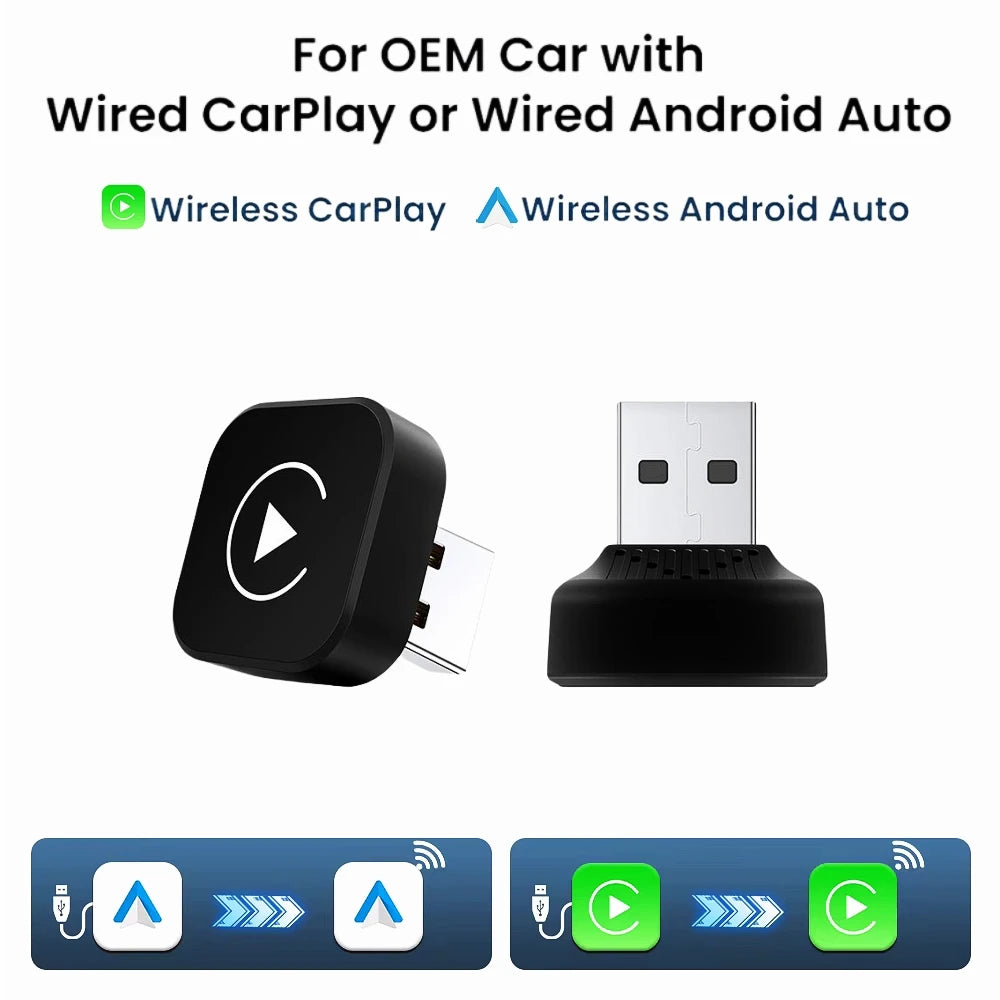 AutoGearHub (™) Smallest LEXXSON Wireless CarPlay Adapter