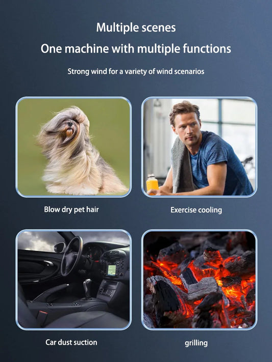 AutoGearHub (™) Xiaomi Violent Fan 990000RPM Powerful Air Blower Vacuum