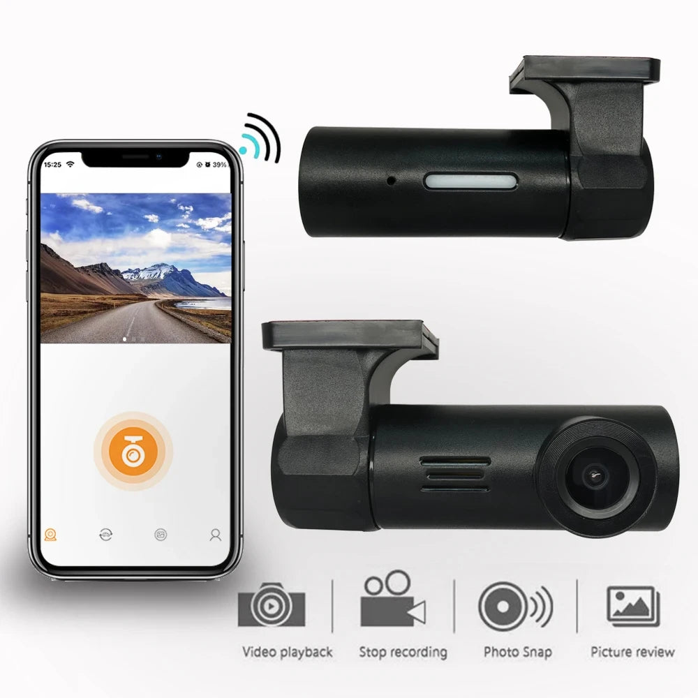 AutoGearHub (™)APP control smart car Wifi DVR Dash camera night vision
