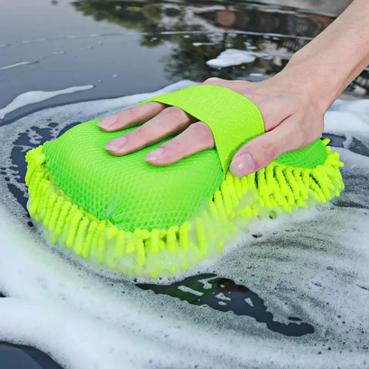 AutoGearHub (™)Microfiber Car Washer Sponge Cleaning Car