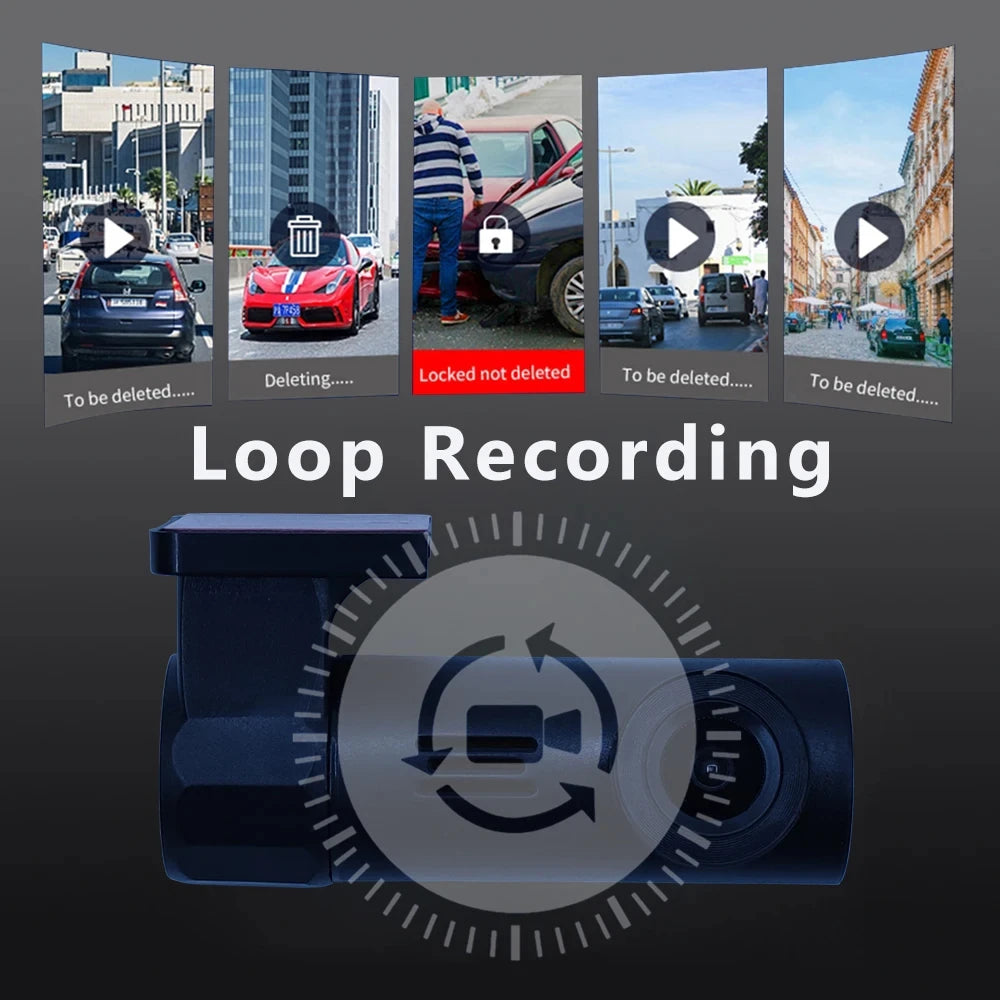 AutoGearHub (™)APP control smart car Wifi DVR Dash camera night vision