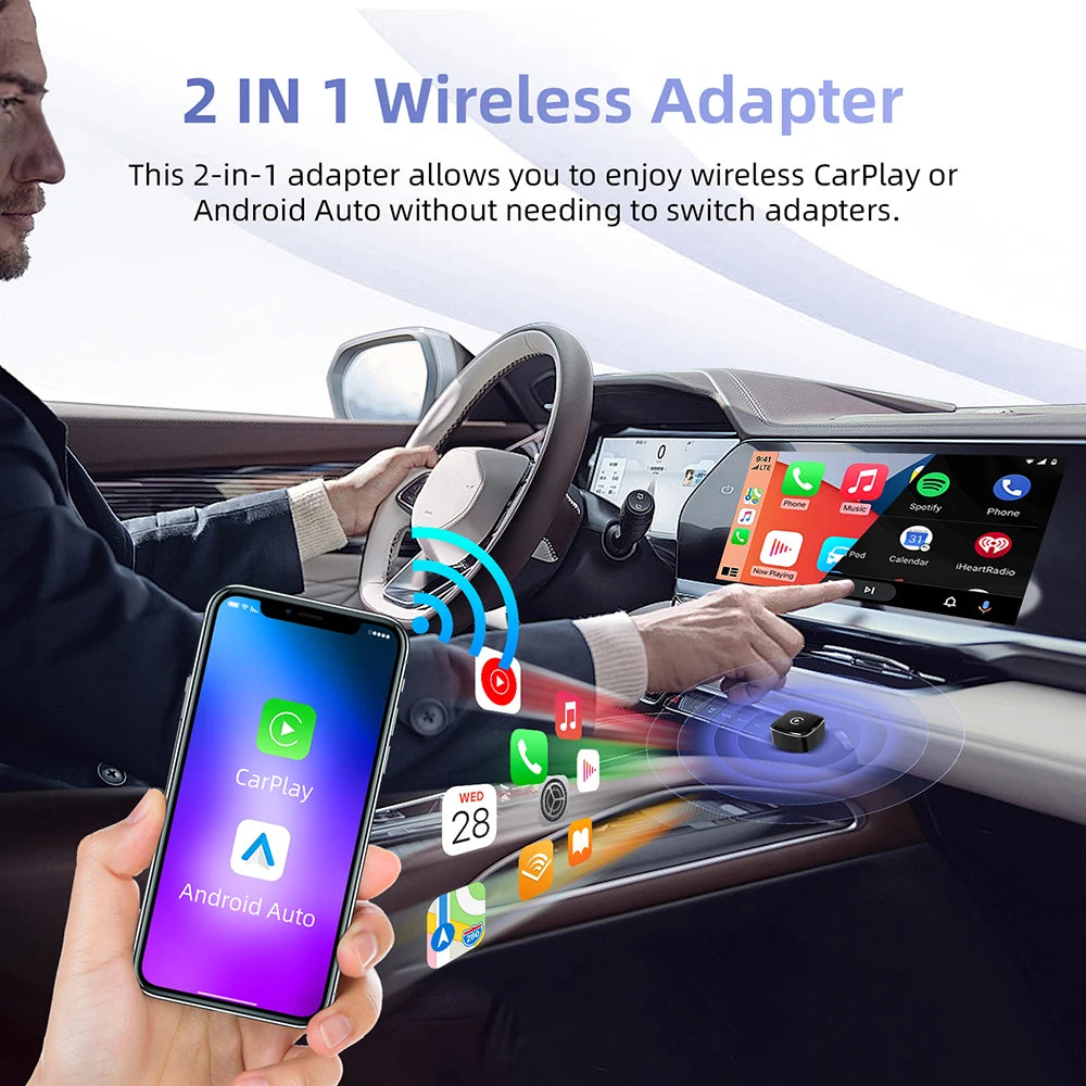 AutoGearHub (™) Smallest LEXXSON Wireless CarPlay Adapter