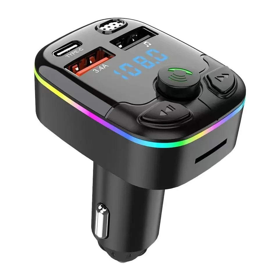 AutoGearHub (™)Car Charger Bluetooth 5.0 FM Transmitter