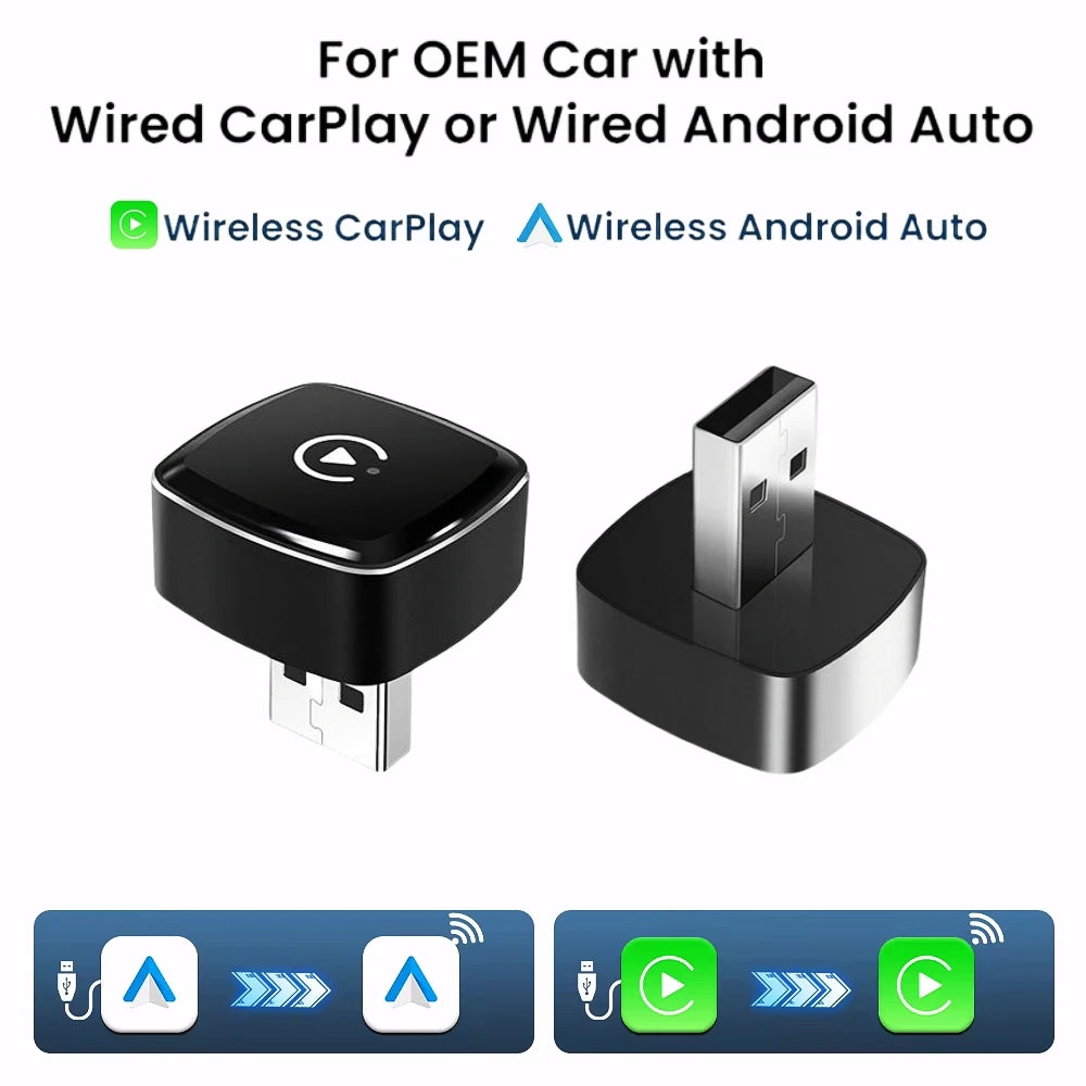 AutoGearHub (™) Smallest LEXXSON Wireless CarPlay Adapter