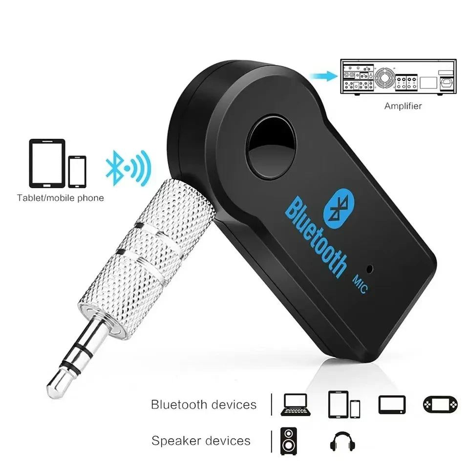 AutoGearHub (™)Bluetooth 5.0 Audio Receiver Mini Bluetooth Stereo AUX