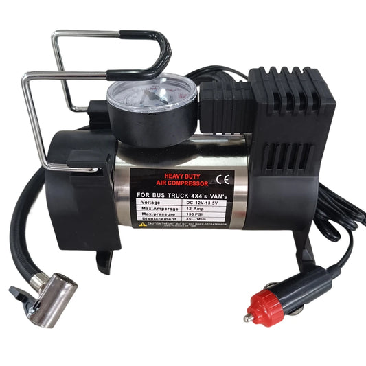AutoGearHub (™)DC 12V 150PSI Mini Air Compressor