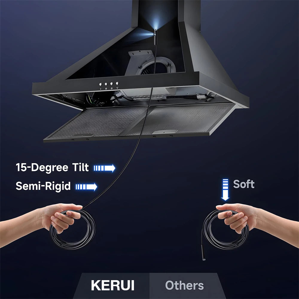 AutoGearHub (™)KERUI Single/Dual Lens Endoscope Camera