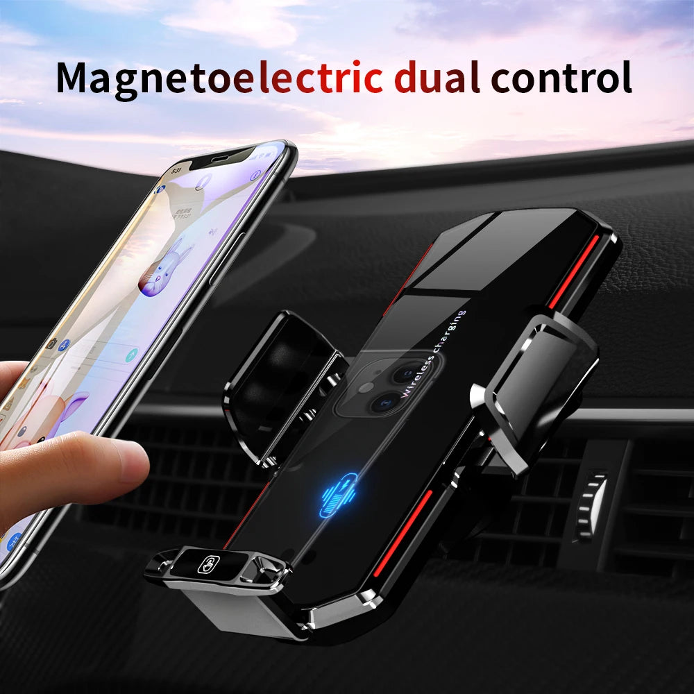 AutoGearHub (™)Magnetic Car Phone Holder 66W Wireless Fast Charger